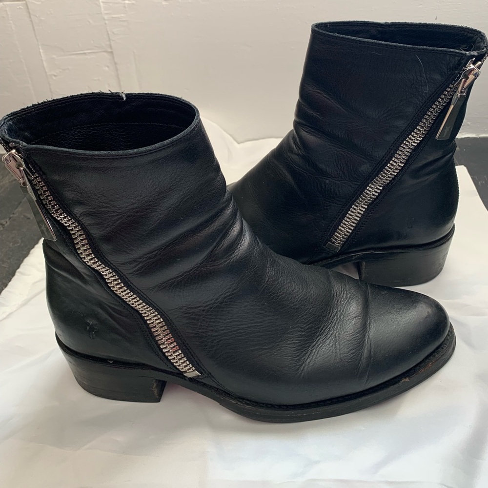 Frye Demi Zip Booties